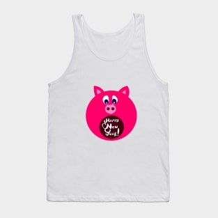 Cartoon pig Tank Top